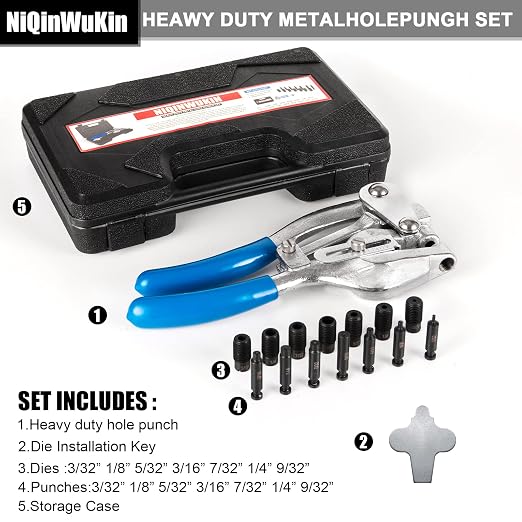 Metal Hole Punch Tool Set - Image 4
