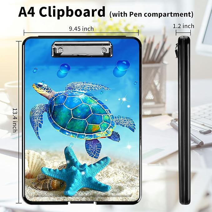 A4 Clipboards, Heavy Duty Waterproof Nursing Plastic Folder Clipboard - Image 2