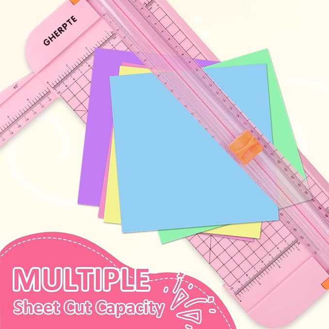 2 Set A4 Paper Cutter 12 Inch Titanium Paper Trimmer Scrapbooking Tool - Image 5