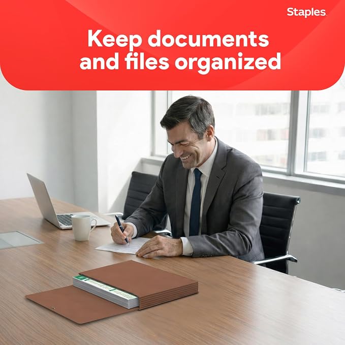 Staples Expanding Wallet, Legal Size, Holds Oversized Documents – 10/Pack - Image 5