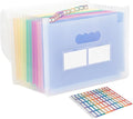 Accordion File Organizer, 12 Pockets Expanding File Folders, Portable Monthly by MAIMIS
