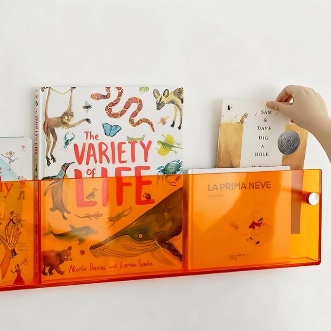 ROYALITA 2-Pack Acrylic Magazine Holder Brochure Holder, Fashion Hanging - Image 4