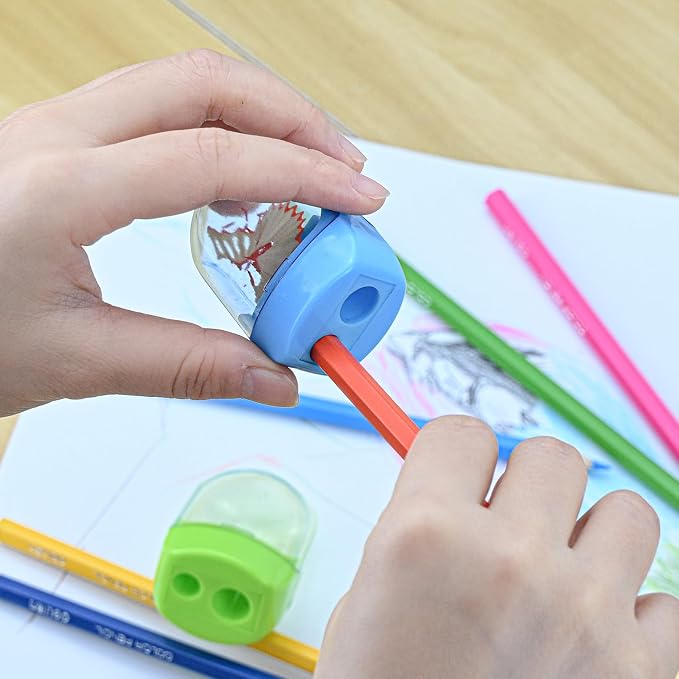 Colored Pencil Sharpener Bulk for Kids Manual Handheld Crayon Sharpeners | - Image 6