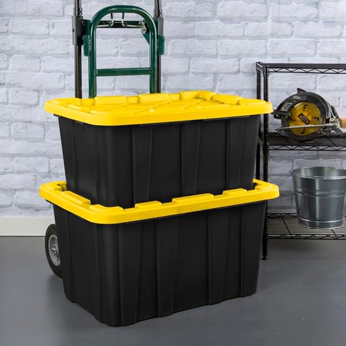 Sterilite 12-Pack Industrial Tote, Plastic Storage Container Bins - Image 5