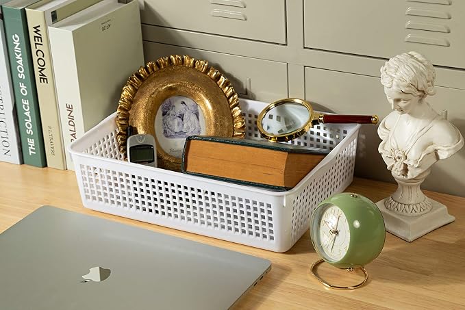Aebeky A4 Size Plastic Paper Storage Trays, Desktop File Organizer Baskets - Image 6
