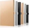 Leinuosen 6 Pcs Metal Business Card Holder Aluminum Business Card Case Flip by Leinuosen
