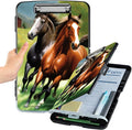 File Clipboard Storage with Pen Holder High Capacity Plastic Nursing Clipboards by DIGTIALL