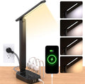 One Beat Small LED Desk Lamp Power Strip 5ft Extension Cord by OneBeat