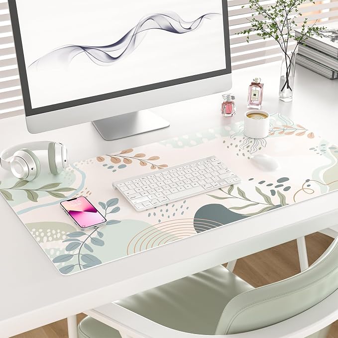 Colorful Star Large Mouse Pad, Abstract Boho Double Sided Computer Gaming Mouse - Image 2