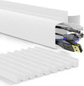 Delamu 157in Cable Management Under Desk, Safe & Tidy Under Desk Cable by DELAMU