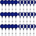 Zonon 30 Pcs Retractable Badge Reel Clips ID Card Holder Reel by Zonon