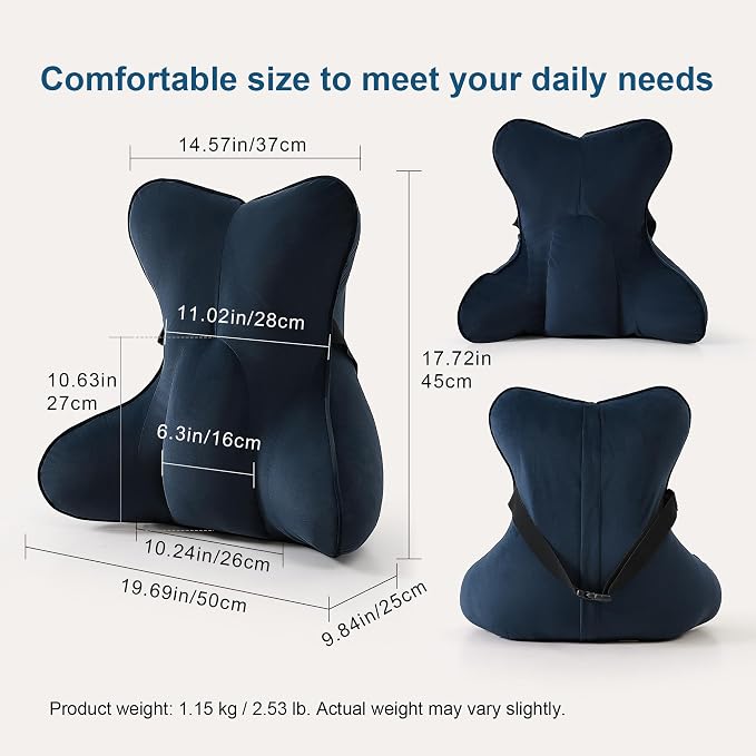 Lumbar Support Pillow – Multi-Functional Ergonomic Back Cushion - Image 2