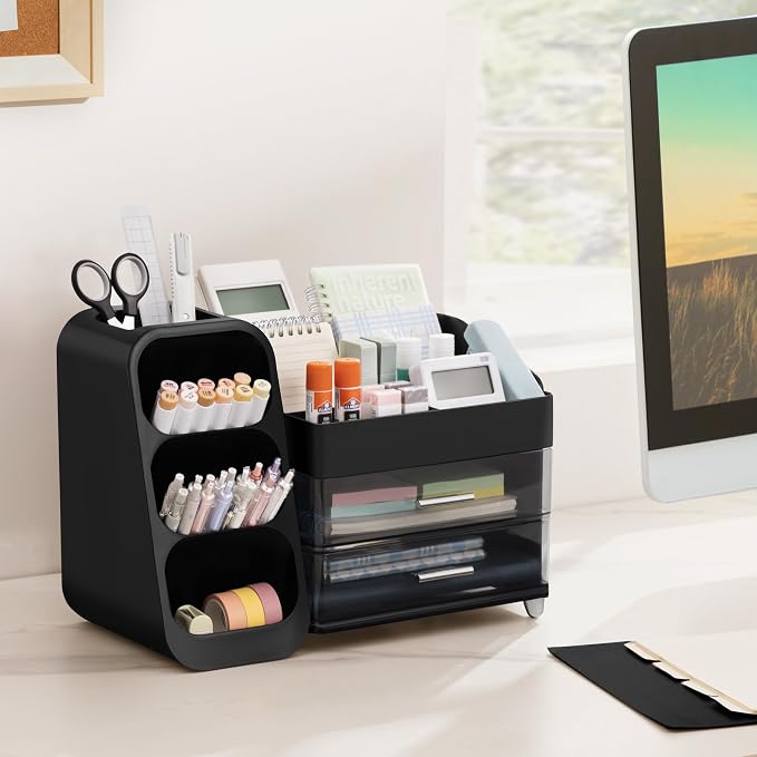 HBlife Desk Organizer with Pen Pencil Holder - Image 8