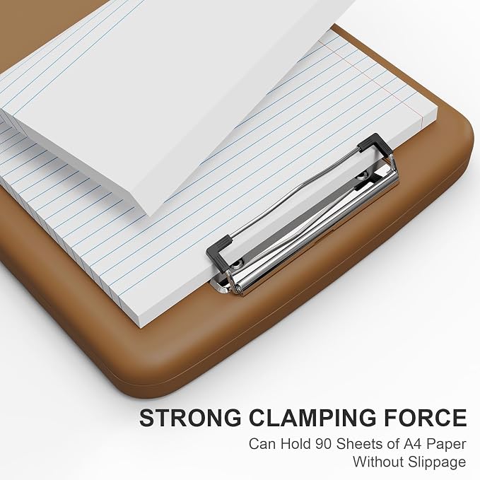 Plastic Clipboard with Storage, 8.5 x 11 Storage Organization Box Side-Opening - Image 4
