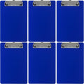 Trade Quest Memo Clipboard 6'' x 9'' Low Profile Clip Plastic by Trade+Quest+Global+Corp