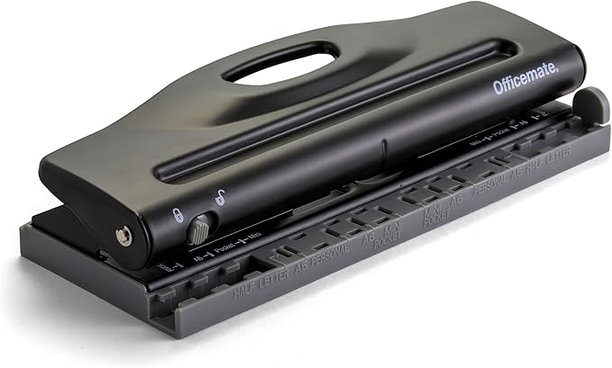 Officemate Adjustable 6-Hole Punch - Image 5