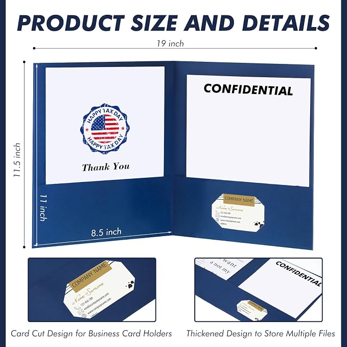 20 Pcs Tax Return Folders Bulk - Image 2