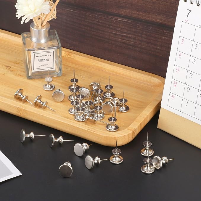 30 Count Jumbo Metal Push Pins 1.14 Inch, Giant Thumb Tacks - Image 5