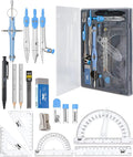 Mr. Pen- Geometry Set, 6 Inch Swing Arm Protractor, Divider | Set Squares by MrPen