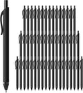 50 Pack Black Ink Pens by INKSLICK