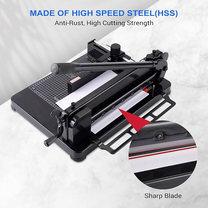 Heavy Duty Paper Cutter, 12 inch Guillotine Paper Cutter, Guillotine Paper - Image 4
