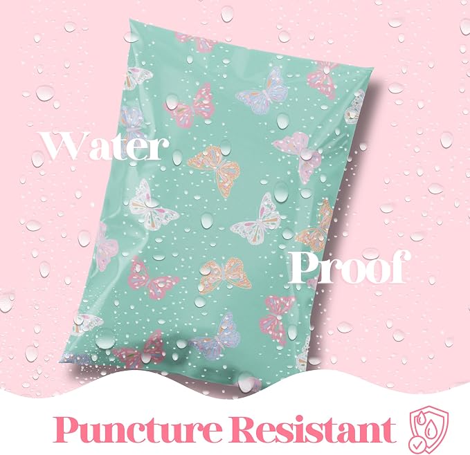 Pretty Package Store 6x9 Designer Poly Mailer 100 Pack Heavy Duty Waterproof - Image 4