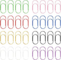 32 Pcs Multicolor Jumbo Paper Clips, 2 Inch Smooth Finish Large Paper Clips | by Unknown