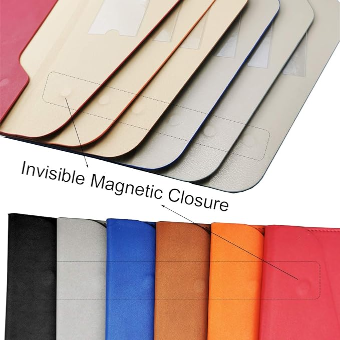 PU Leather A4 File Folder Document Holder Waterproof Portfolio Envelope Folder - Image 6