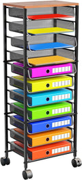 Simple Trending 12-Tier Rolling File Cart, Desk File Organizer by SimpleTrending