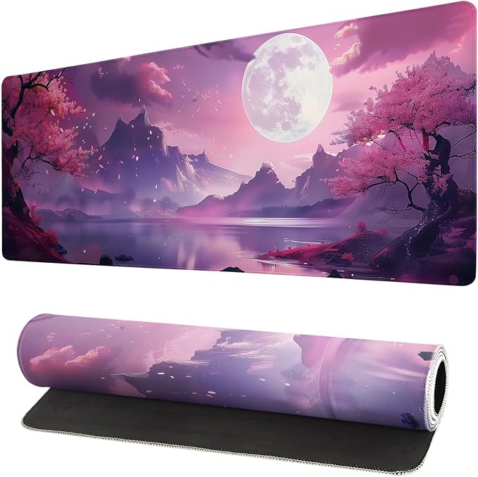 Gaming Mouse Pad Desk Pad, Extended Big Mouse Pad, 31.5x11.8 Inch Long Computer - Image 2
