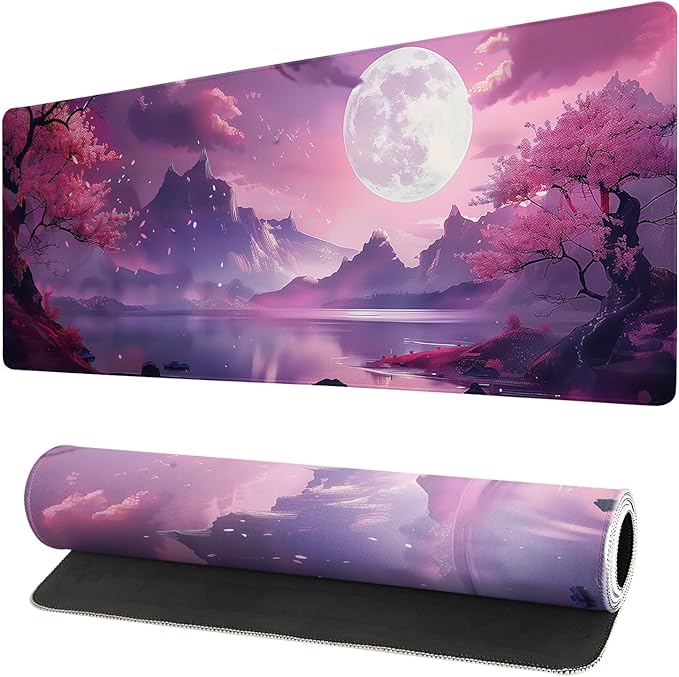 Gaming Mouse Pad Desk Pad, Extended Big Mouse Pad, 31.5x11.8 Inch Long Computer by Brecoy