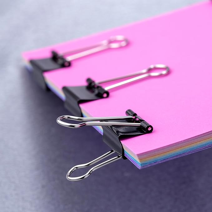 Officemate Small Binder Clips, 12 Boxes of 1 Dozen Each - Image 6