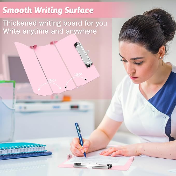 Clipboard Foldable Without Edition Cheat Sheets Aluminum 3 Layers Foldable - Image 5