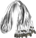 Ollain Lanyards for Id Badges Nylon Neck Flat Cruise Lanyard Bulldog Clips by Ollain
