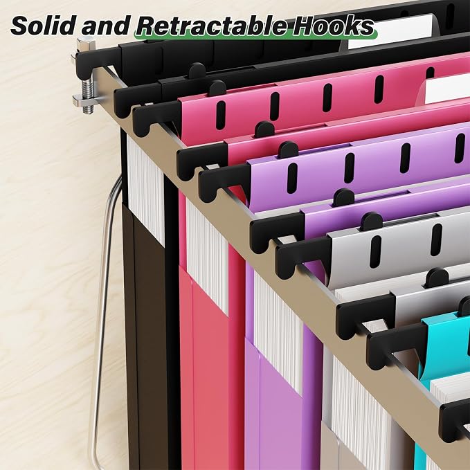 Ansook Plastic Extra Capacity Legal Hanging File Folders, Heavy Duty 2" - Image 6