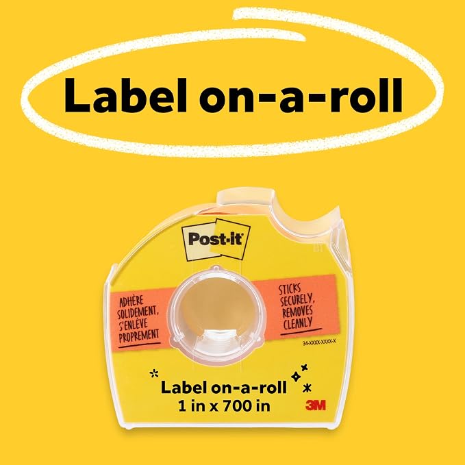 Post-it Vital Orange Label on-a-roll Tape - Image 2