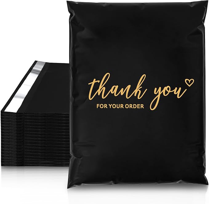 JinRuiKJ Thank You Poly Mailer 10x13 Inch 25 PCS, Shipping Bags by JinRuiKJ