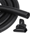 10ft - 1 inch Flame Retardant Split Wire Loom Tubing - Flexible Wire Covers by CrocSee