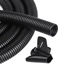 10ft - 1/2 inch Flame Retardant Split Wire Loom Tubing - Flexible Wire Covers by CrocSee