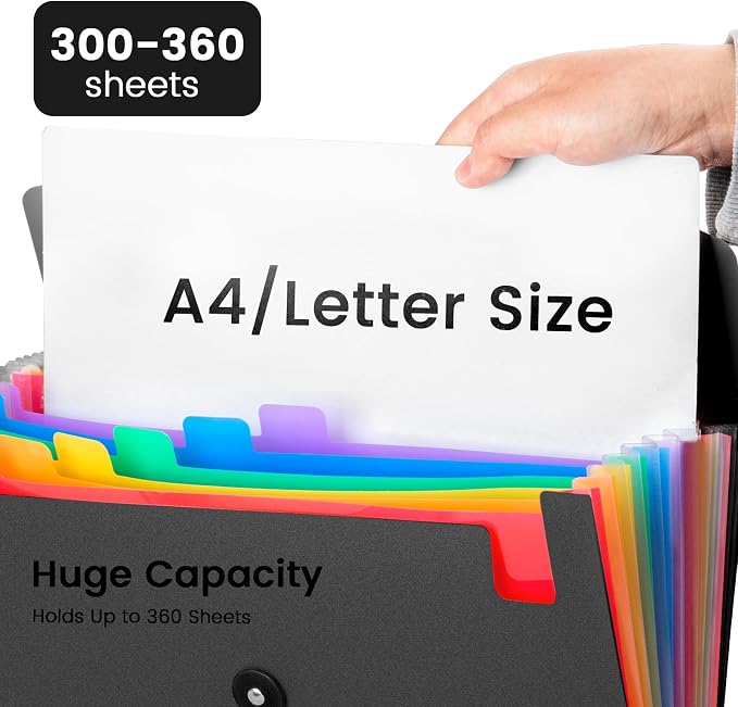 13 Pocket Accordion File Organizer - Image 5