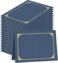 HAUTOCO Certificate Holders 50 Packs Navy Blue Diploma Covers Gold Foil Border by HAUTOCO