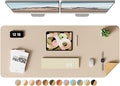 YSAGi Double-Sided Desk Pad, Leather Desk Mat, Eco Cork Desk Pad Protector by YSAGi