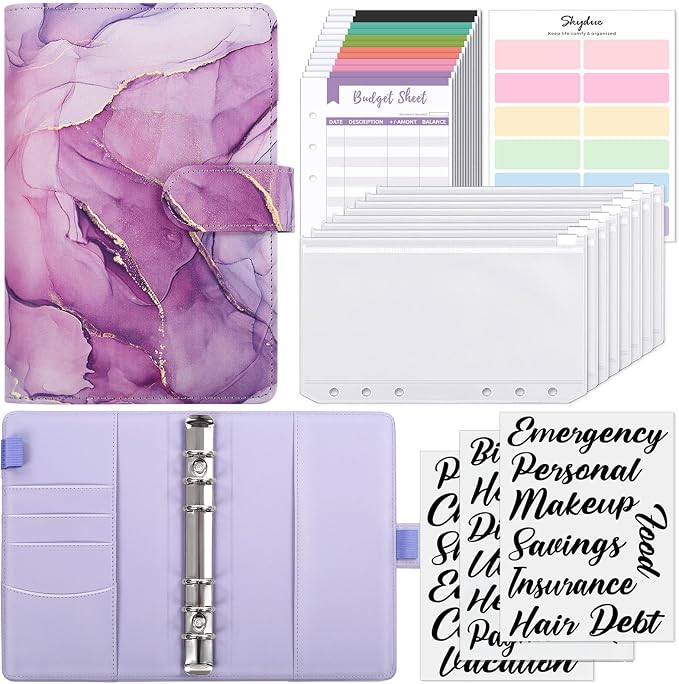 SKYDUE Budget Binder, Money Saving Binder by SKYDUE