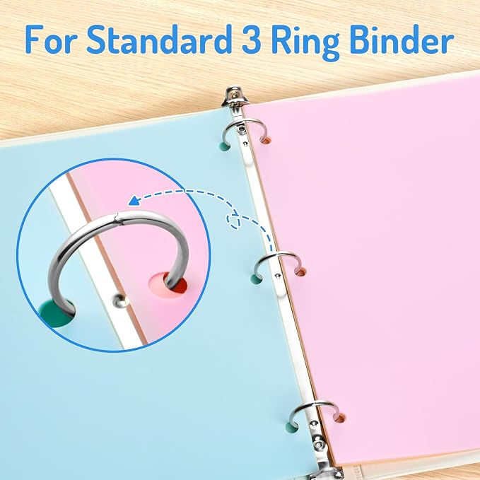 Forvencer 96Pcs/12Set Binder Dividers - Image 6