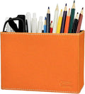 Pen Pencil Holder Cup Container PU Leather Desk Organizer Stand Decor Brush by Fosinz