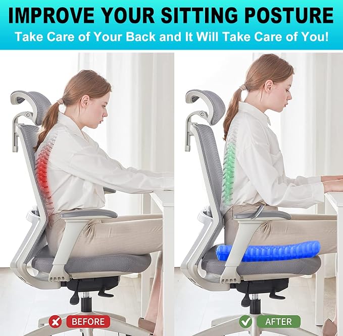 Gel Seat Cushion for Long Sitting - Image 4