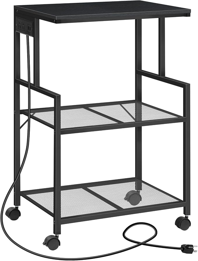 MAHANCRIS Mobile Printer Stand, 3-Tier Industrial Printer Cart by MAHANCRIS