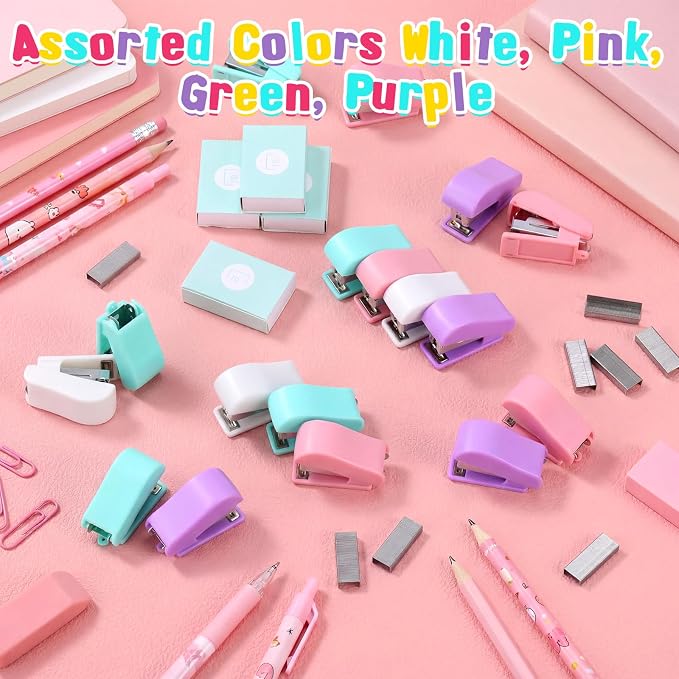 Fainne 45 Pcs Mini Stapler Bulk - Image 4