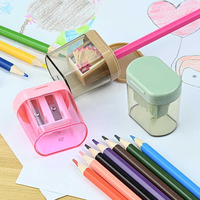Colored Pencil Sharpener Bulk for Kids Manual Handheld Crayon Sharpeners | - Image 6
