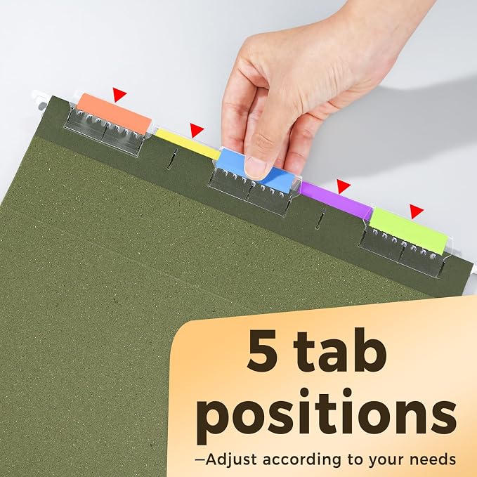 SUNEE Hanging File Folders, 6 Pack Letter Size Hanging File Folders - Image 6